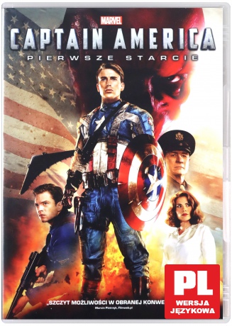 Kapitan Ameryka (Captain America): Pierwsze starcie [DVD]
