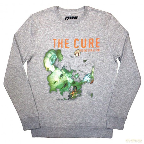 Cure - The: The Cure Unisex Sweatshirt: Disintegration (Grey) (Small)