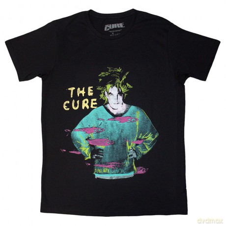 Cure - The: The Cure Unisex T-Shirt: Beach Party (Black) (Large)