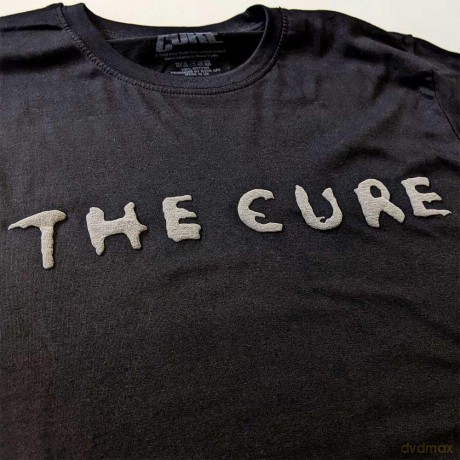 Cure - The: The Cure Unisex T-Shirt: Circle Logo (Black) (Hi-Build) (Small)