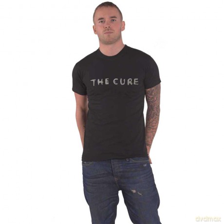 Cure - The: The Cure Unisex T-Shirt: Circle Logo (Black) (Hi-Build) (XX-Large)
