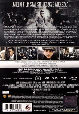 Dawno temu w Ameryce rozszerzona wersja reżyserska [2DVD]
