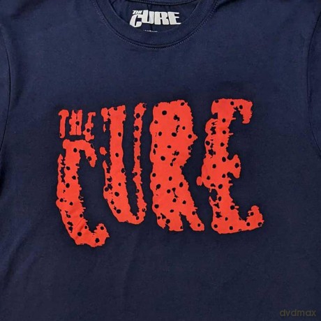 Cure - The: The Cure Unisex T-Shirt: Logo (Navy Blue) (X-Large)