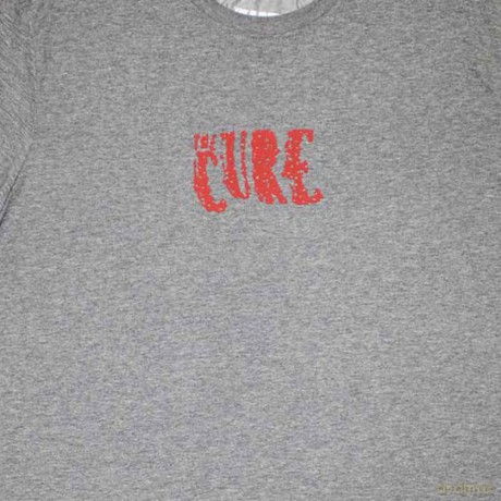 Cure - The: The Cure Unisex T-Shirt: Mini Logo (Grey) (Medium)