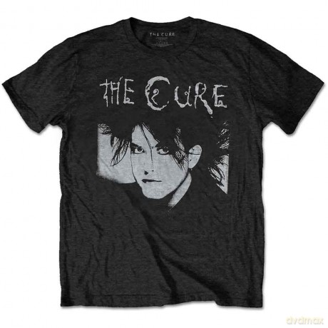 Cure - The: The Cure Unisex T-Shirt: Robert Illustration (Black) (Medium)
