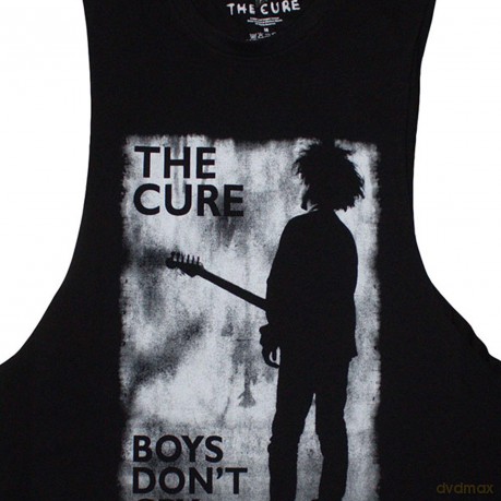 Cure - The: The Cure Unisex Vest T-Shirt: Boys Don't Cry B&W (Black) (Small)