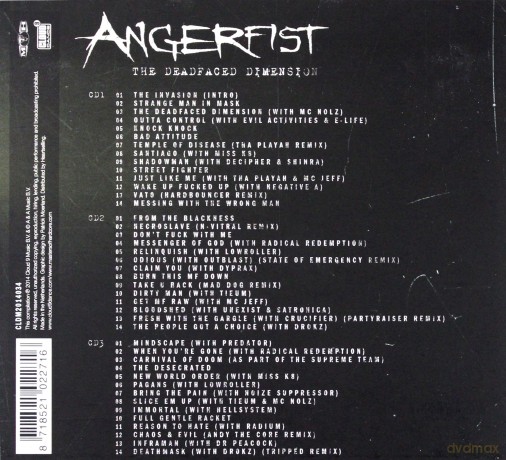 Angerfist: The Deadfaced Dimension [3CD]