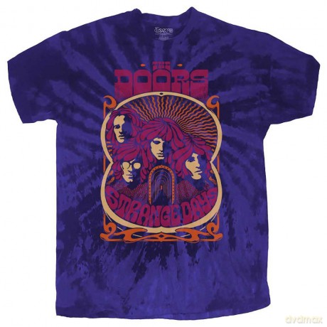 Doors - The: The Doors Kids T-Shirt: Strange Days (Blue) (Wash Collection) (1-2 Years)