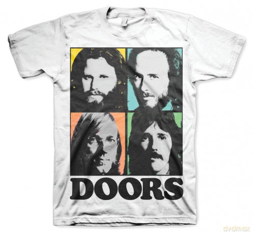 Doors =T-Shirt=: The Doors Men's Tee: Colour Box (Large)