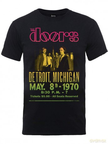 Doors - The: The Doors Men's Tee: Gradient Show Poster (Large)
