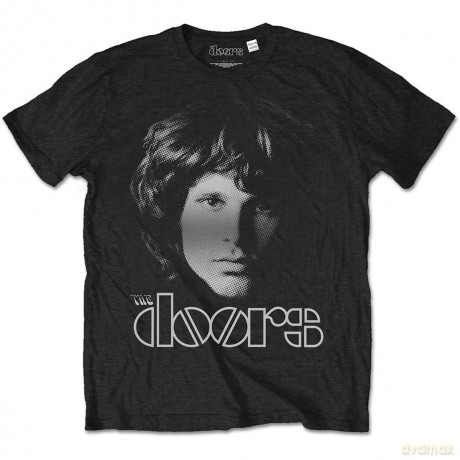 Doors - The: The Doors Men's Tee: Jim Halftone (Medium)