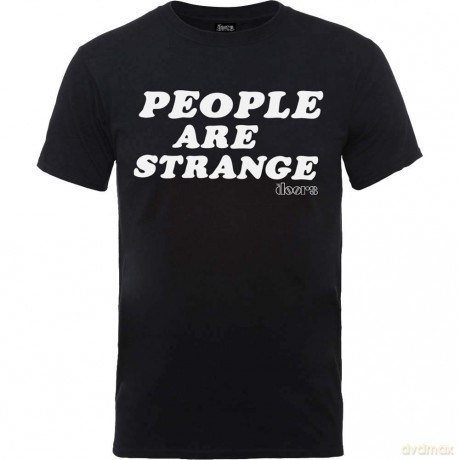 Doors - The: The Doors Men's Tee: People Are Strange (Large)