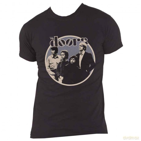 Doors - The: The Doors Men's Tee: Retro Circle (Medium)