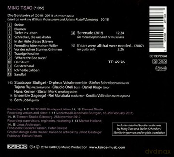 Staatsoper Stuttgart: Ming Tsao: Die Geisterinsel (The Ghost Island) [CD]
