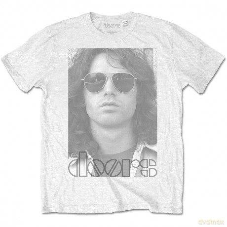 T: The Doors Unisex T-Shirt: Aviators (White) (Small)