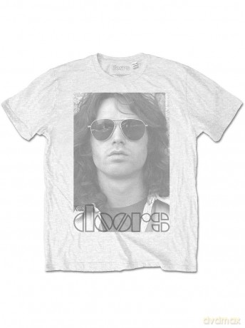 Doors - The: The Doors Unisex T-Shirt: Aviators (White) (X-Large)