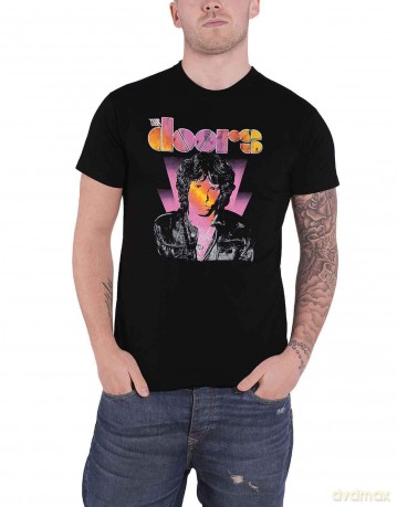 Doors - The: The Doors Unisex T-Shirt: Jim Beam (Black) (Medium)