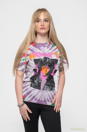 Doors - The: The Doors Unisex T-Shirt: Jim Beams (Purple) (Wash Collection) (Medium)