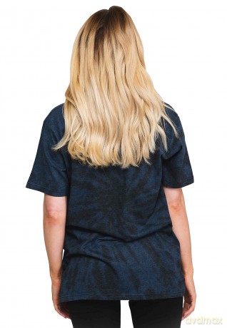 Doors - The: The Doors Unisex T-Shirt: Jim Halftone Gradient (Blue) (Wash Collection) (Large)