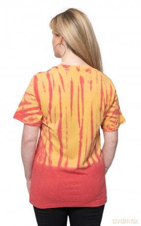 Doors - The: The Doors Unisex T-Shirt: Light My Fire (Orange) (Wash Collection) (Small)