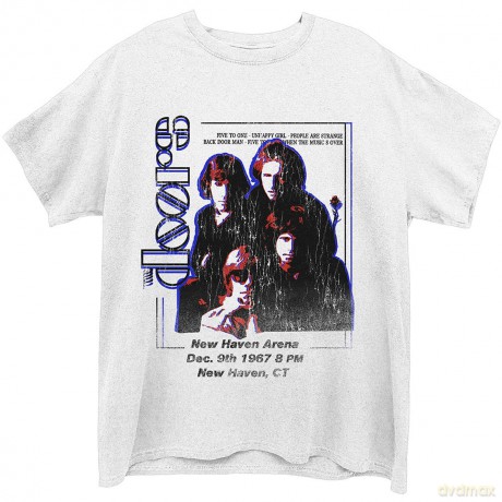Doors - The: The Doors Unisex T-Shirt: New Haven (White) (Medium)