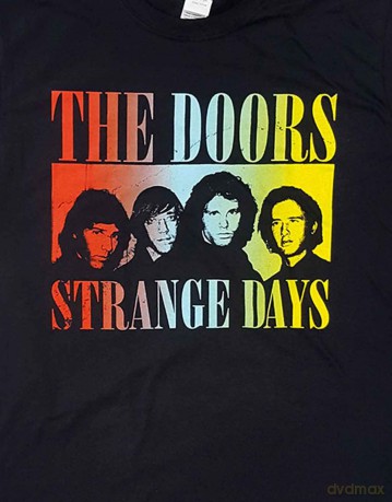 Doors - The: The Doors Unisex T-Shirt: Strange Days (Black) (X-Large)