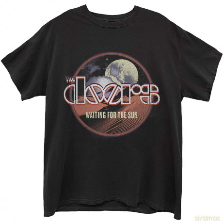 Doors - The: The Doors Unisex T-Shirt: Waiting For The Sun (Black) (X-Large)