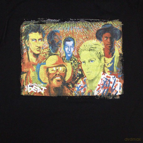 English Beat - The: The English Beat Unisex T-Shirt: Wha'ppen F&B (Black) (Back Print) (Small)