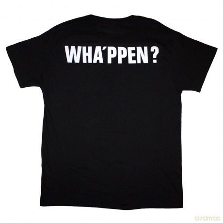 English Beat - The: The English Beat Unisex T-Shirt: Wha'ppen F&B (Black) (Back Print) (Small)