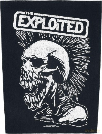 Exploited - The: The Exploited Back Patch: Vintage Skull