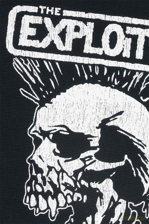 Exploited - The: The Exploited Back Patch: Vintage Skull