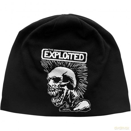 Exploited - The: The Exploited Unisex Beanie Hat: Mohican Skull (Black)