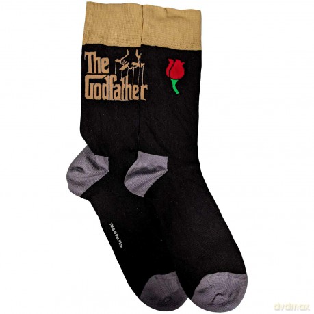 Godfather - The: The Godfather Unisex Ankle Socks: Logo Gold (Black) (UK Size 7 - 11)