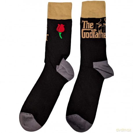 Godfather - The: The Godfather Unisex Ankle Socks: Logo Gold (Black) (UK Size 7 - 11)