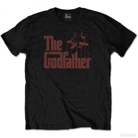 Godfather - The: The Godfather Unisex T-Shirt: Logo White (Black) (Small)