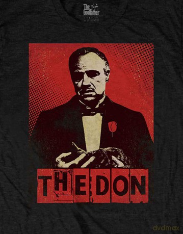 Godfather - The: The Godfather Unisex T-Shirt: The Don (Black) (X-Large)
