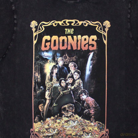 Goonies - The: The Goonies Unisex Stone Wash T-Shirt: Movie Poster (Black) (XX-Large)