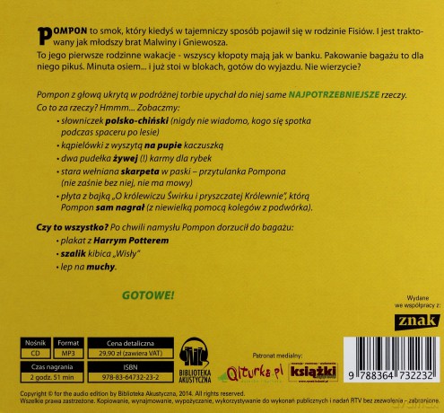 Pompon Na Wakacjach Przygody Pompona 3 - Joanna Olech [AUDIOBOOK]