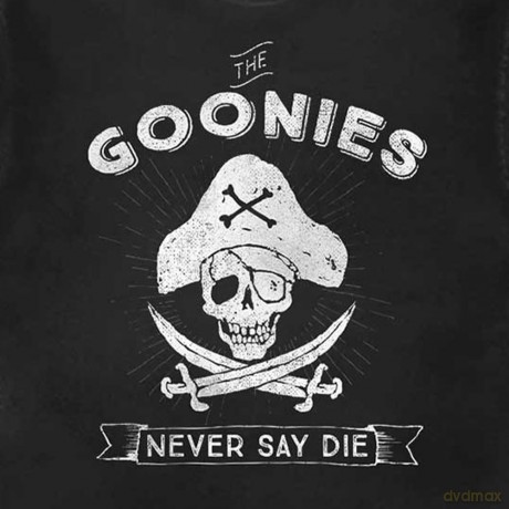 Goonies - The: The Goonies Unisex T-Shirt: Never Say Die (Black) (Small)