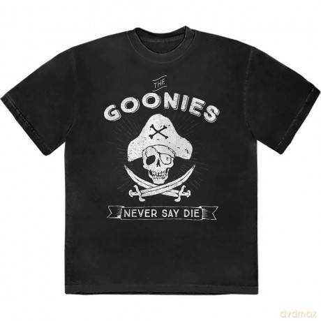 Goonies - The: The Goonies Unisex T-Shirt: Never Say Die (Black) (X-Large)