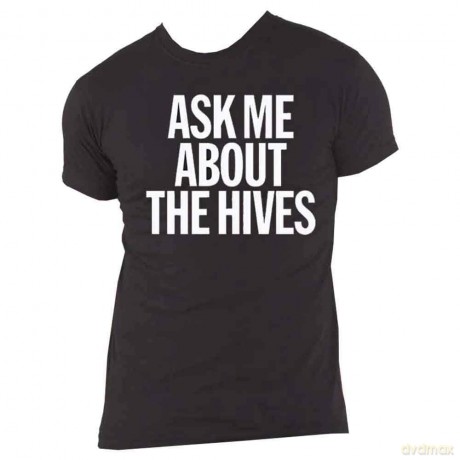 Hives - The: The Hives Unisex T-Shirt: Ask Me (Black) (Large)