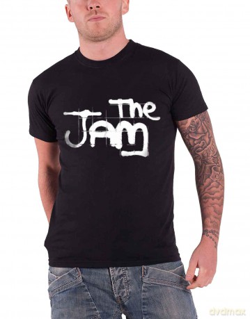 The Jam: Men's Tee: Spray Logo Black (Large)