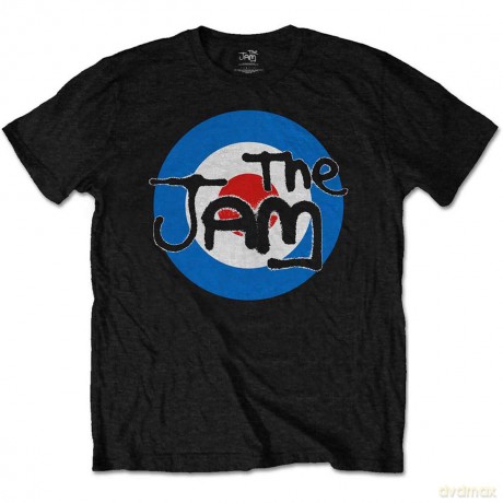 The Jam: Men's Tee: Target Logo with Soft Hand Inks (Medium)