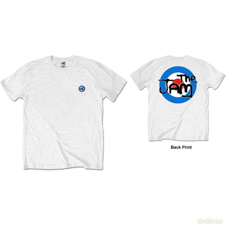 Jam - The: The Jam Unisex Tee: Target Logo (Back Print/Retail Pack) (Small)