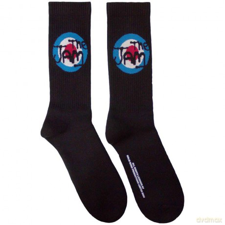 Jam - The: The Jam Unisex Terry Socks: Target Logo (Black) (UK Size 7 - 11)