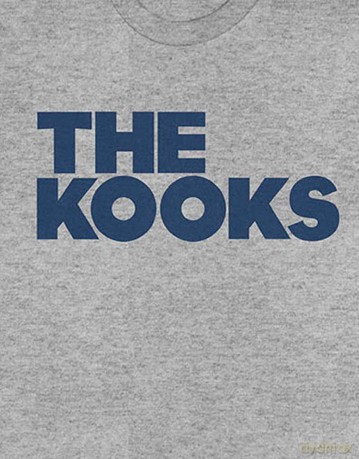 Kooks - The: The Kooks Unisex T-Shirt: Logo (Grey) (Large)