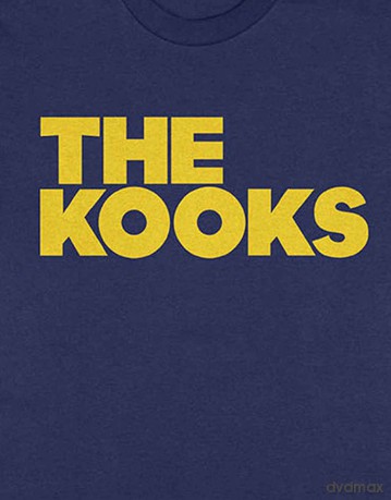 Kooks - The: The Kooks Unisex T-Shirt: Logo (Navy Blue) (Large)