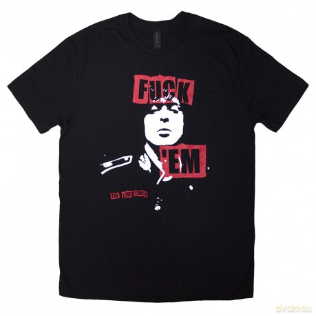 Libertines - The: The Libertines Unisex T-Shirt: Fuck 'Em Slogan (Black) (X-Large)