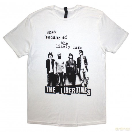 Libertines - The: The Libertines Unisex T-Shirt: What Became Of The Likely Lads (White) (Small)
