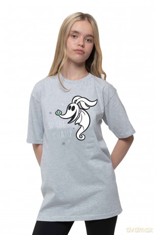 Nightmare Before Christmas - The: The Nightmare Before Christmas Kids T-Shirt: Scare Champ (Grey) (3-4 Years)